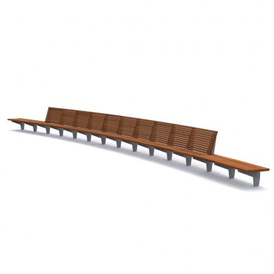 Olympic Wave Benches