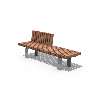Solid Crosswise Benches