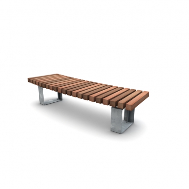 Solid Curved Benches